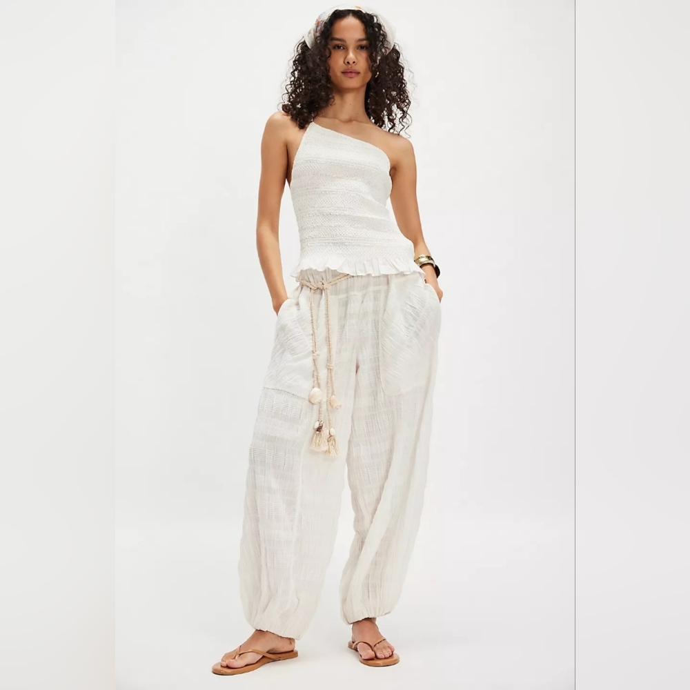 Free People Adeline Smocked Top - Picture 2 of 9